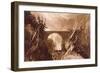 F.19.I Little Devil's Bridge, from the 'Liber Studiorum', Engraved by Charles Turner, 1809-J. M. W. Turner-Framed Giclee Print