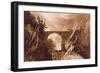 F.19.I Little Devil's Bridge, from the 'Liber Studiorum', Engraved by Charles Turner, 1809-J. M. W. Turner-Framed Giclee Print