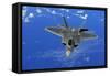 F-22 Raptor Fighter, with Stealth Technology Flies Near Guam, 2010-null-Framed Stretched Canvas