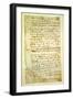 F.2R Ode to a Nightingale, Poem by John Keats (1795-1821) Page:2, Recto, 1819-null-Framed Premium Giclee Print