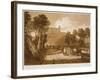 F.33.I St. Catherine's Hill Near Guildford, from the 'Liber Studiorum', Engraved by J.C. Easling,…-J. M. W. Turner-Framed Giclee Print