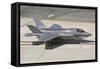 F-35B on the Flight Line Nellis Air Force Base, Nevada-Stocktrek Images-Framed Stretched Canvas