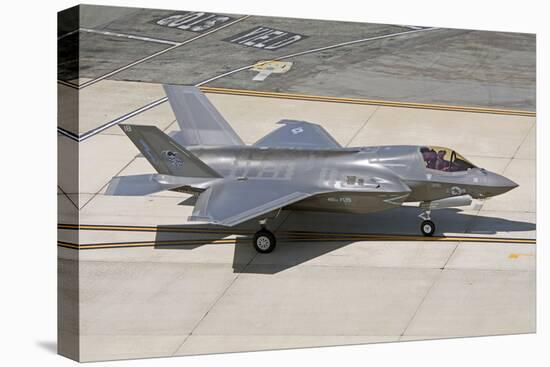 F-35B on the Flight Line Nellis Air Force Base, Nevada-Stocktrek Images-Stretched Canvas