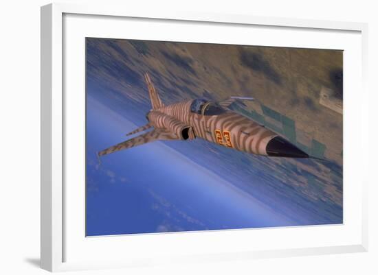 F-5 Tiger Ii Flying Out of Nellis Air Force Base, Nevada-Stocktrek Images-Framed Photographic Print