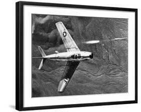 F-86 Jet Fighter Plane-null-Framed Giclee Print