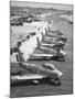 F-86 Sabre Jets on the Flight Line Getting Ready for Combat, June 1951-null-Mounted Photo