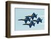 F/A-18 Hornet fighters in flight-null-Framed Art Print