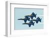 F/A-18 Hornet fighters in flight-null-Framed Art Print