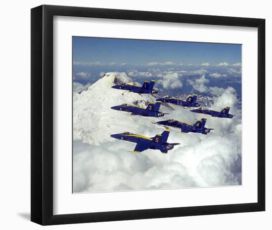 F/A-18 Hornet tactical aircraft-null-Framed Art Print