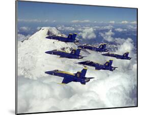 F/A-18 Hornet tactical aircraft-null-Mounted Art Print