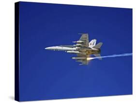 F/A-18C Hornet Testing its Flare Countermeasures System Prior to Heading into Iraq-null-Stretched Canvas