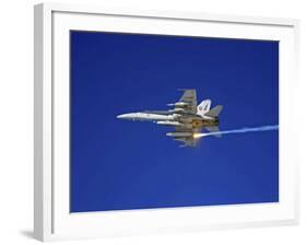 F/A-18C Hornet Testing its Flare Countermeasures System Prior to Heading into Iraq-null-Framed Photographic Print