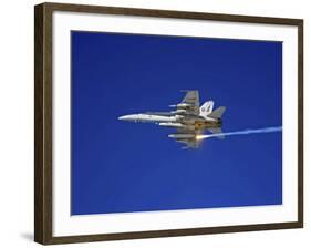 F/A-18C Hornet Testing its Flare Countermeasures System Prior to Heading into Iraq-null-Framed Photographic Print