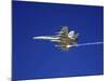 F/A-18C Hornet Testing its Flare Countermeasures System Prior to Heading into Iraq-null-Mounted Photographic Print