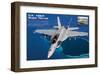 F/A 18E/F Super Hornet Fighter-null-Framed Art Print