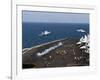 F/A-18F Super Hornets Launch Simultaneously from the Aircraft Carrier USS John C. Stennis-Stocktrek Images-Framed Photographic Print