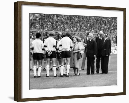 F.A. Cup Final, Manchester City vs. Tottenham Hotspur (1-1), May 1981-null-Framed Photographic Print