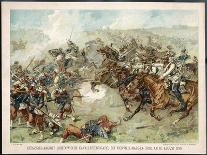 The Prussian Cavalry Charge at Vionville-Mars-La-Tour-F. Amling-Art Print