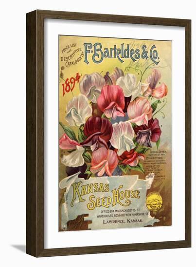 F. Barteldes and Co. Kansas Seed House-null-Framed Art Print