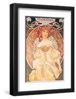 F. Champenois, France, 1898-Alphonse Mucha-Framed Premium Giclee Print