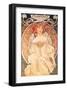 F. Champenois, France, 1898-Alphonse Mucha-Framed Premium Giclee Print