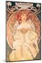 F. Champenois, France, 1898-Alphonse Mucha-Mounted Premium Giclee Print