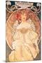 F. Champenois, France, 1898-Alphonse Mucha-Mounted Premium Giclee Print