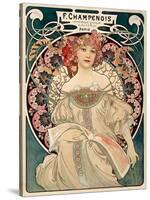 F. Champenois imprimeur Editeur-Alphonse Mucha-Stretched Canvas