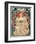 F. Champenois imprimeur Editeur-Alphonse Mucha-Framed Art Print