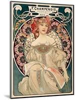 F. Champenois imprimeur Editeur-Alphonse Mucha-Mounted Art Print