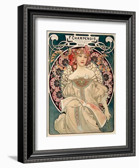 F. Champenois imprimeur Editeur-Alphonse Mucha-Framed Art Print