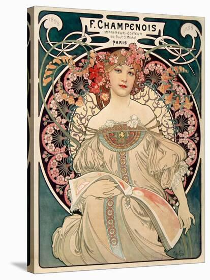 F. Champenois imprimeur Editeur-Alphonse Mucha-Stretched Canvas