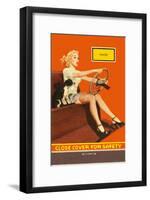 F*ck Pin-up-null-Framed Poster