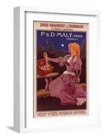 F & D Maly Praha-null-Framed Art Print