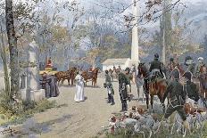 Prepares to Cross the Danube-F de Myrbach-Stretched Canvas