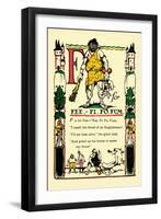 F for Fee, Fi, Fo, Fum-Tony Sarge-Framed Art Print