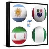 F Group of the World Cup-croreja-Framed Stretched Canvas