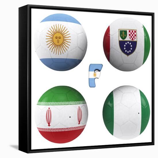 F Group of the World Cup-croreja-Framed Stretched Canvas