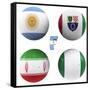 F Group of the World Cup-croreja-Framed Stretched Canvas