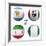 F Group of the World Cup-croreja-Framed Premium Giclee Print