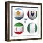 F Group of the World Cup-croreja-Framed Art Print