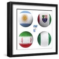 F Group of the World Cup-croreja-Framed Art Print