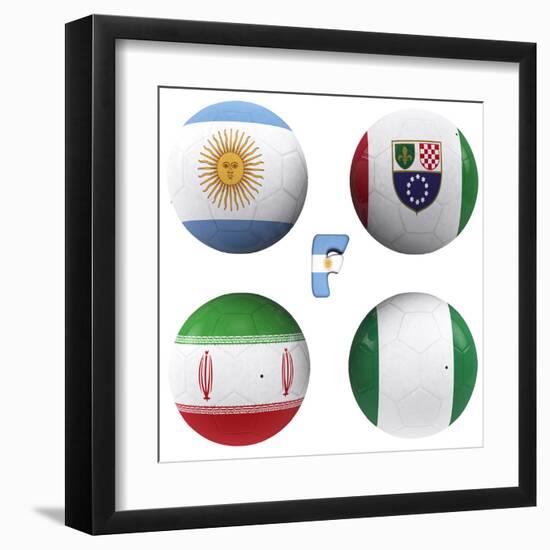 F Group of the World Cup-croreja-Framed Art Print