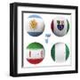 F Group of the World Cup-croreja-Framed Art Print