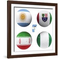 F Group of the World Cup-croreja-Framed Art Print