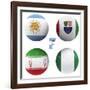 F Group of the World Cup-croreja-Framed Art Print