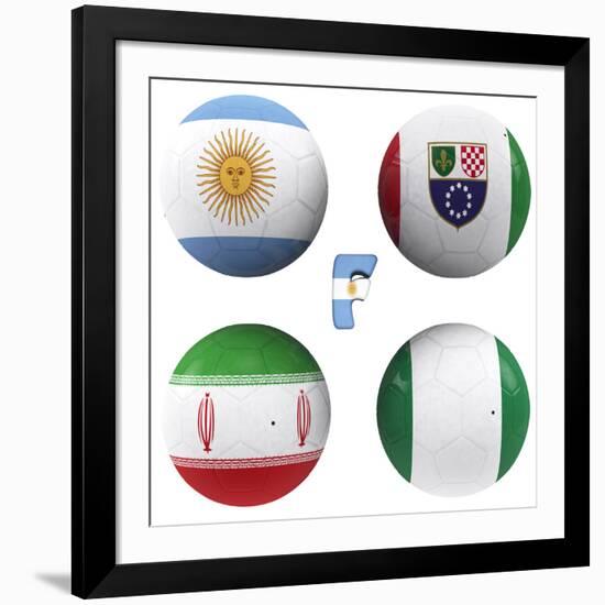 F Group of the World Cup-croreja-Framed Art Print