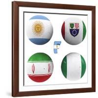 F Group of the World Cup-croreja-Framed Art Print