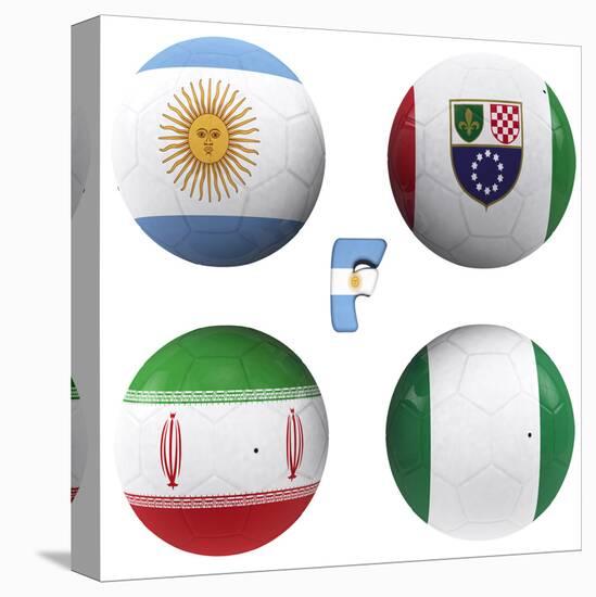 F Group of the World Cup-croreja-Stretched Canvas