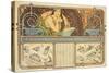 F. Guillot Pelletier Calendar, 1897-Alphonse Mucha-Stretched Canvas